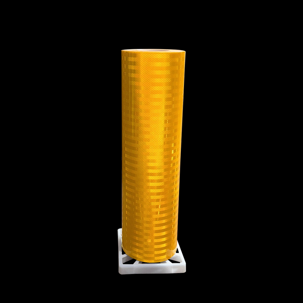 Yellow High Intensity Prismatic Reflective Sheeting - 